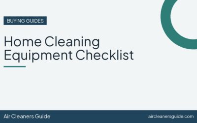 Home Cleaning Equipment Checklist